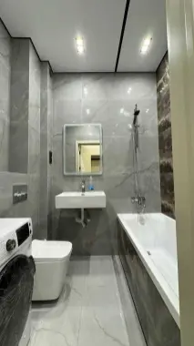 Жк Саларис НОВОСТРОЙКА , Hi-Tech, 2-ком полноценная 58м2 Кушбеги