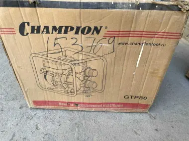Продаю Бензиновую мотопомпу CHAMPION GTP80! Куплен в России!