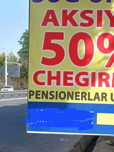 Aviakassa sotiladi Bo'lib to'lashgaham otamiz